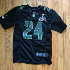 Seahawks LYNCH jersey, boys small